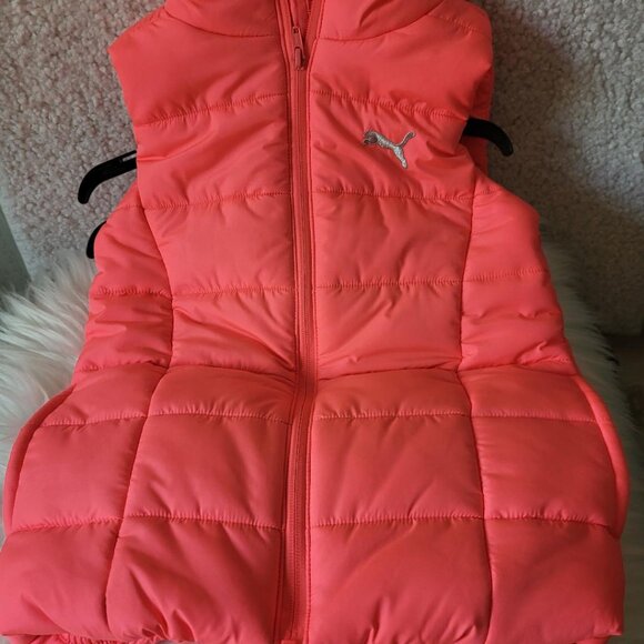 "PUMA" GIRLS 3-PIECE PINK/BLACK/GRAY VEST SET - SIZE S {7-8} - NWT - Picture 2 of 9